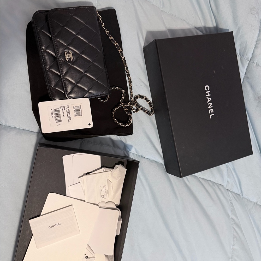 Chanel Black Quilted Crossbody Bag